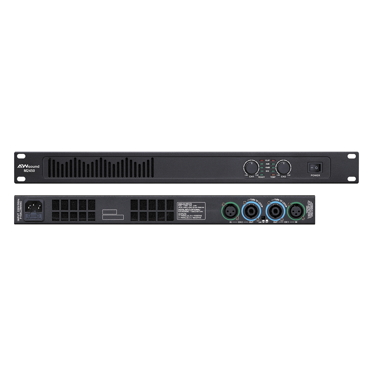 M2450/M4450 350W Digital Amplifier